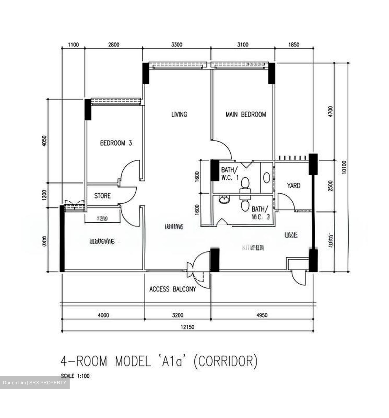 Blk 691 Jurong West Central 1 (Jurong West), HDB 4 Rooms #581759351